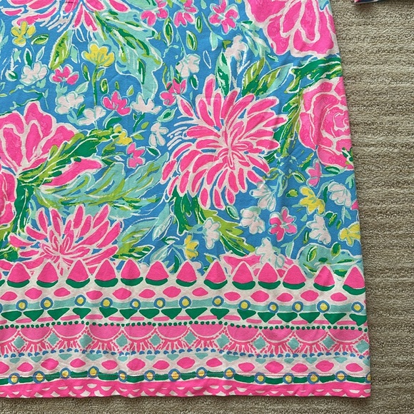 Lilly Pulitzer UPF 50+ Sophie Dress Zanizbar Blue Bunny Business Size Medium - Picture 10 of 16